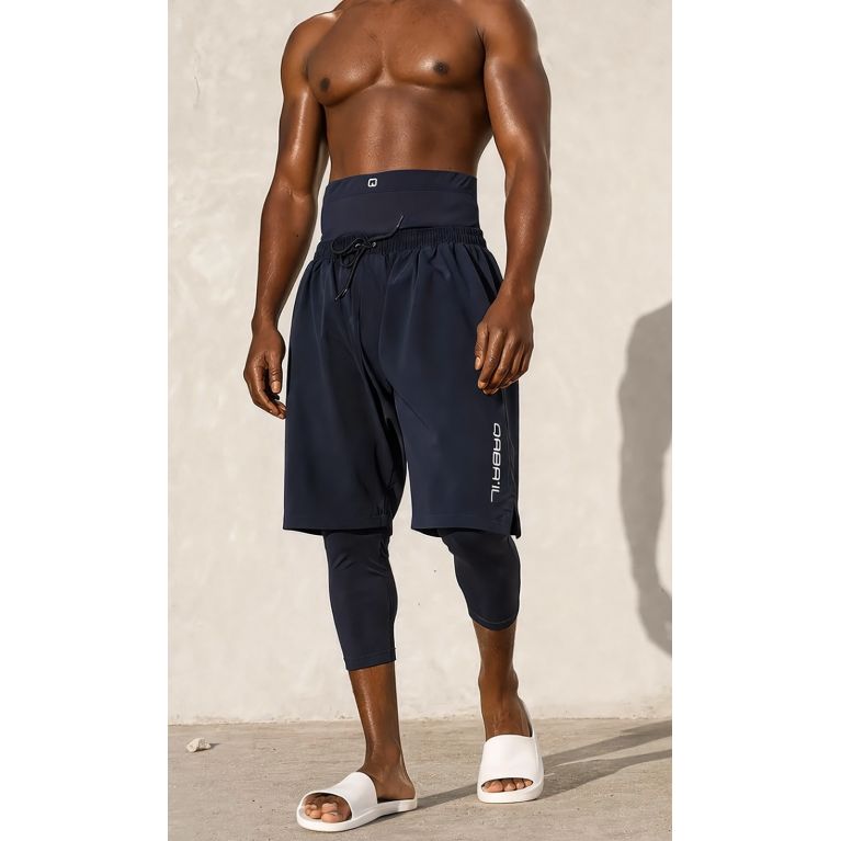 Men’s Awra Swim Shorts Qaba’il S26 – Modest Swimshort