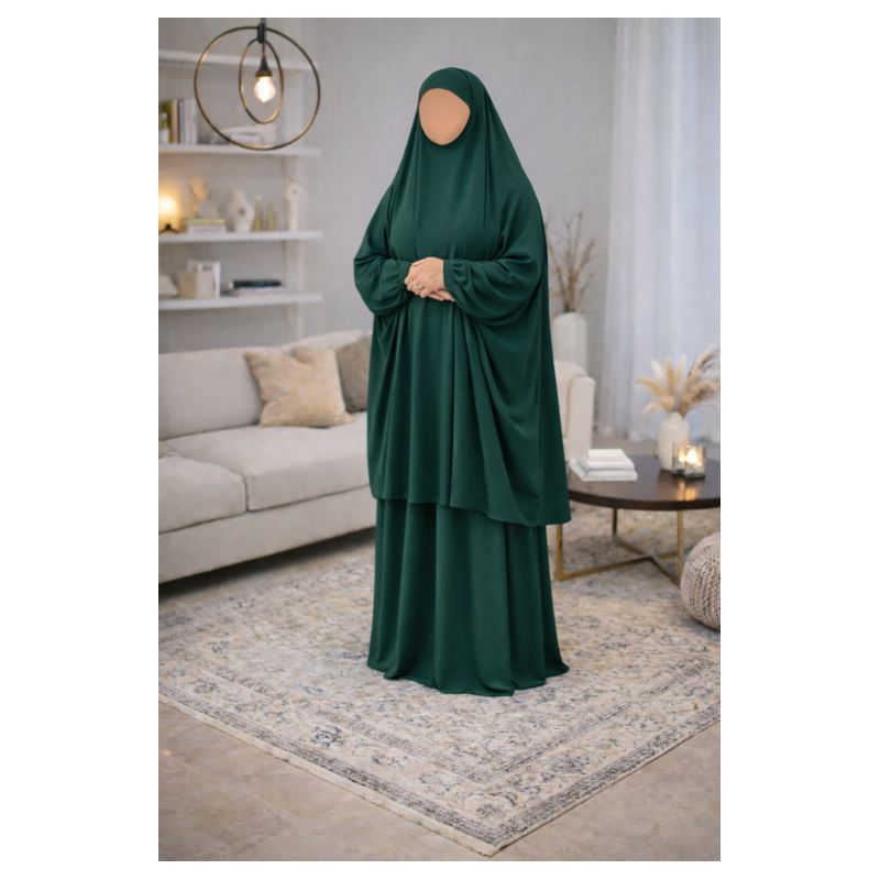 Jilbab 2 pièces Jazz – Soundouss – Taille unique