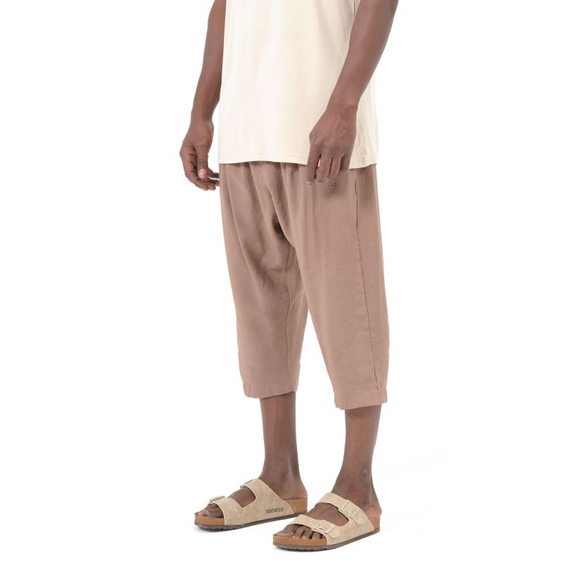 Men’s Tencel Classik Cropped Trousers – Qaba’il