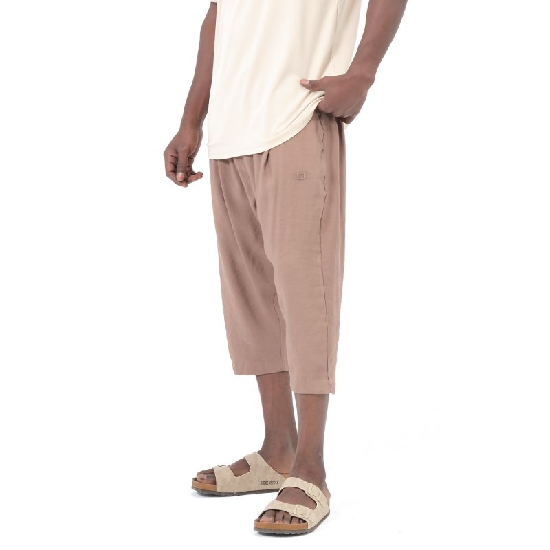 Men’s Tencel Classik Cropped Trousers – Qaba’il