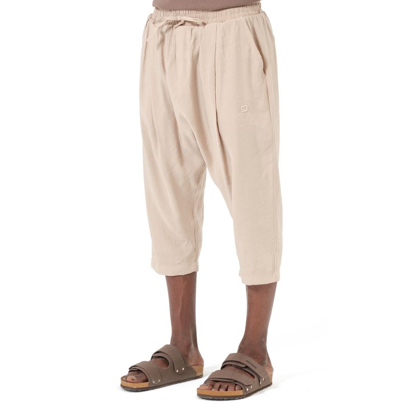 Men’s Tencel Classik Cropped Trousers – Qaba’il