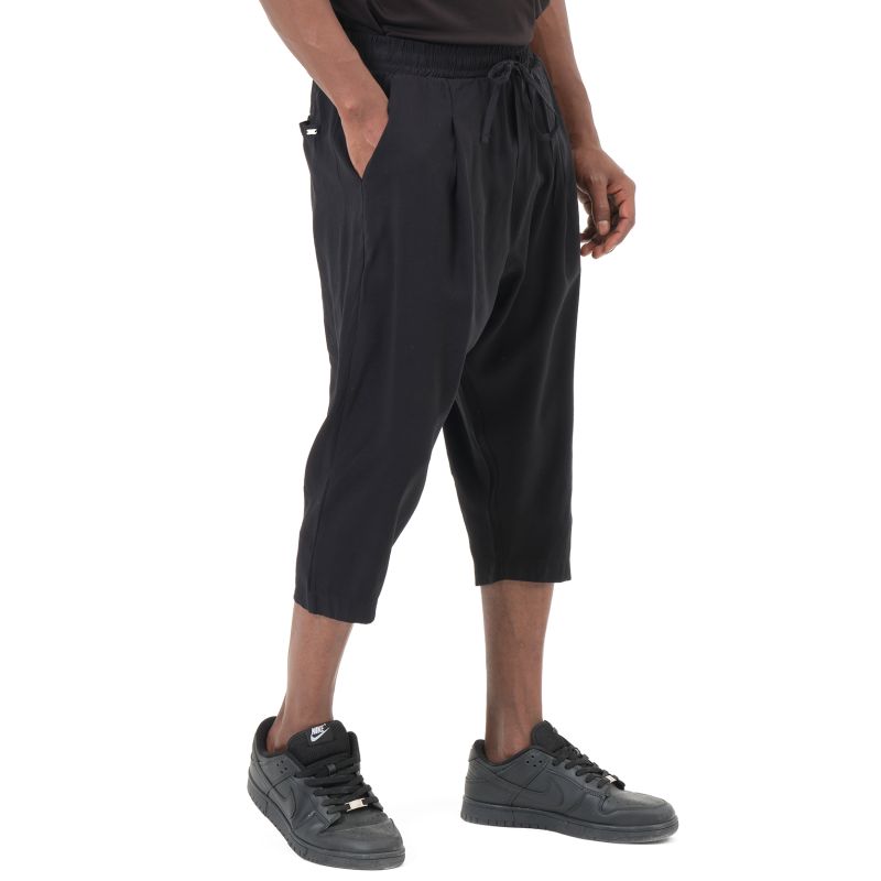 Men’s Tencel Classik Cropped Trousers – Qaba’il