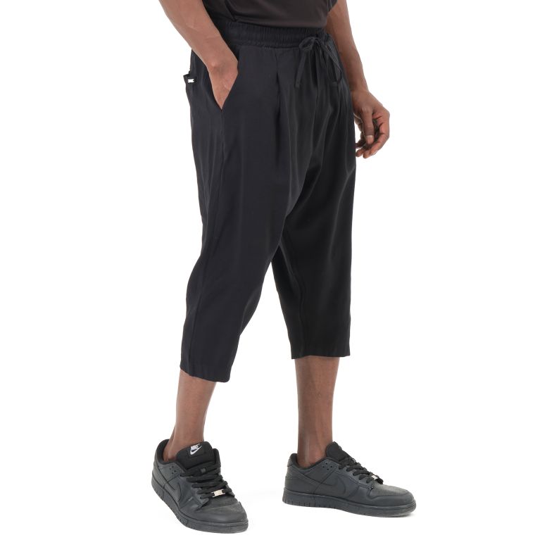 Men’s Tencel Classik Cropped Trousers – Qaba’il