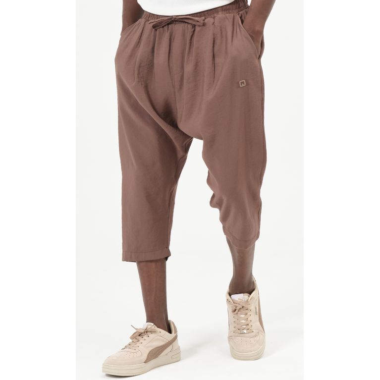 Men’s Tencel Classik Cropped Trousers – Qaba’il