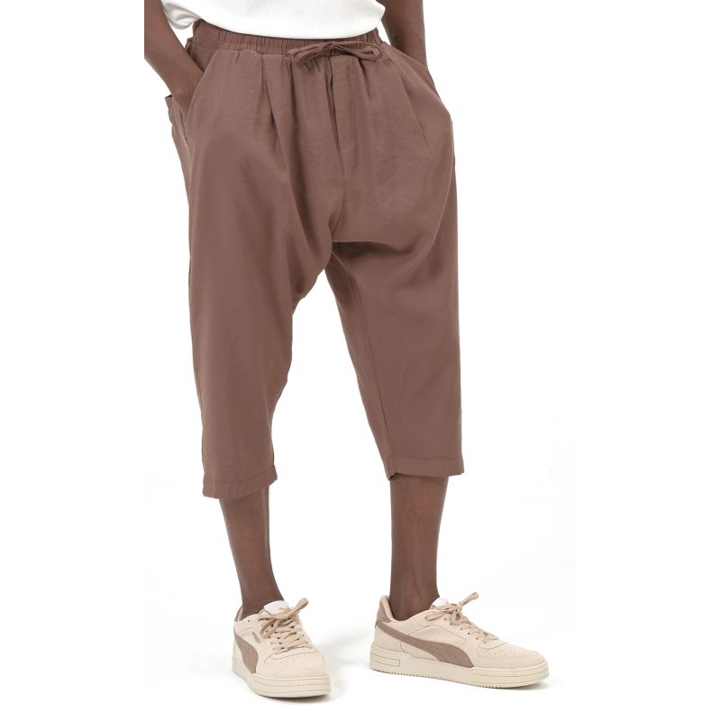 Men’s Tencel Classik Cropped Trousers – Qaba’il