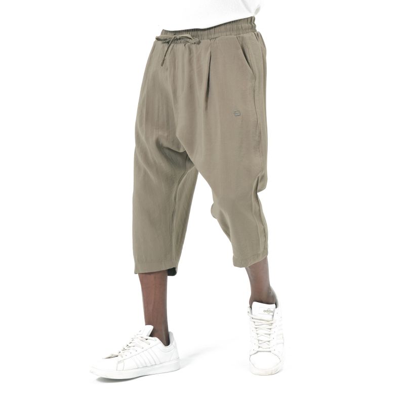 Men’s Tencel Classik Cropped Trousers – Qaba’il