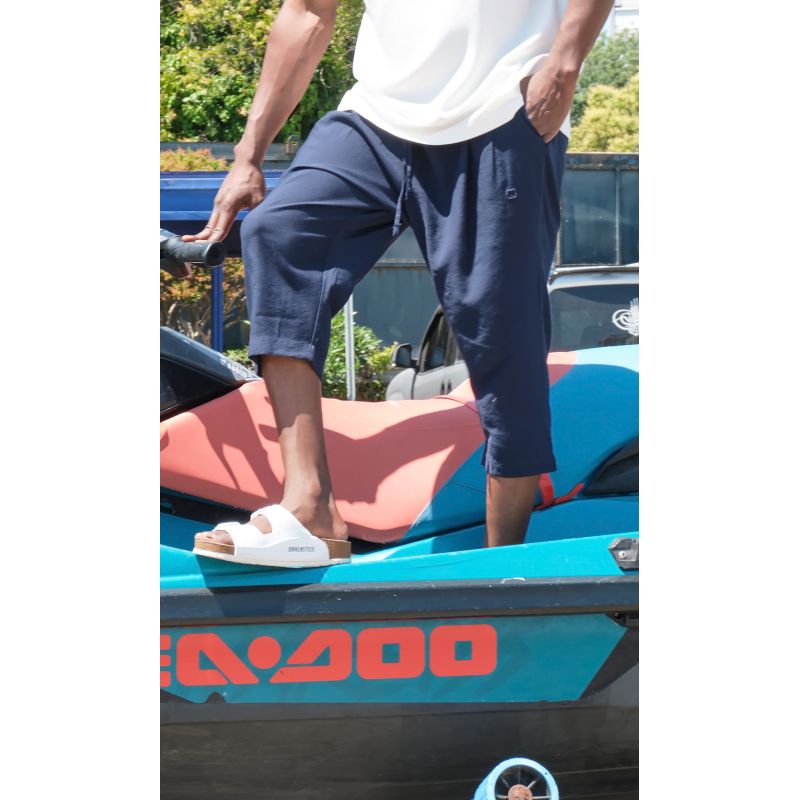 Men’s Tencel Classik Cropped Trousers – Qaba’il