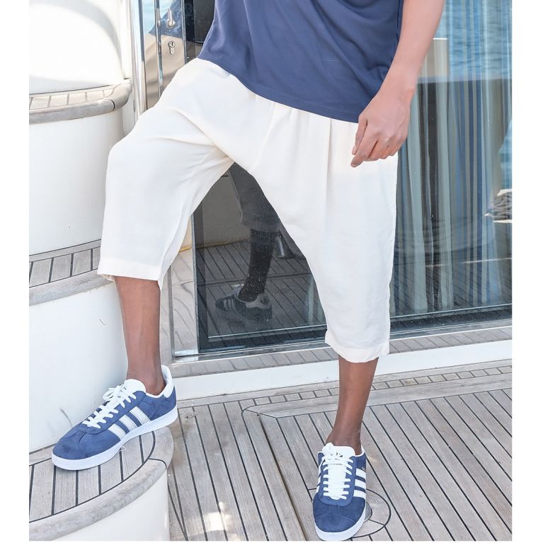 Men’s Tencel Classik Cropped Trousers – Qaba’il