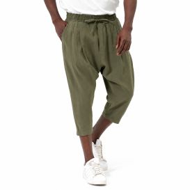 Men’s Tencel Classik Cropped Trousers – Qaba’il
