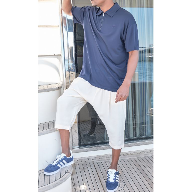 Men’s Tencel Classik Cropped Trousers – Qaba’il