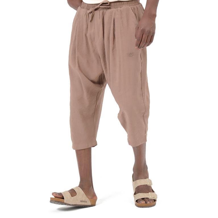 Men’s Tencel Classik Cropped Trousers – Qaba’il