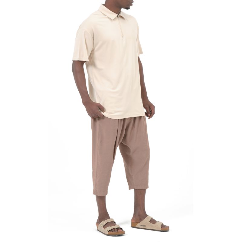 Men’s Tencel Classik Cropped Trousers – Qaba’il