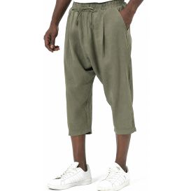 Men’s Tencel Classik Cropped Trousers – Qaba’il