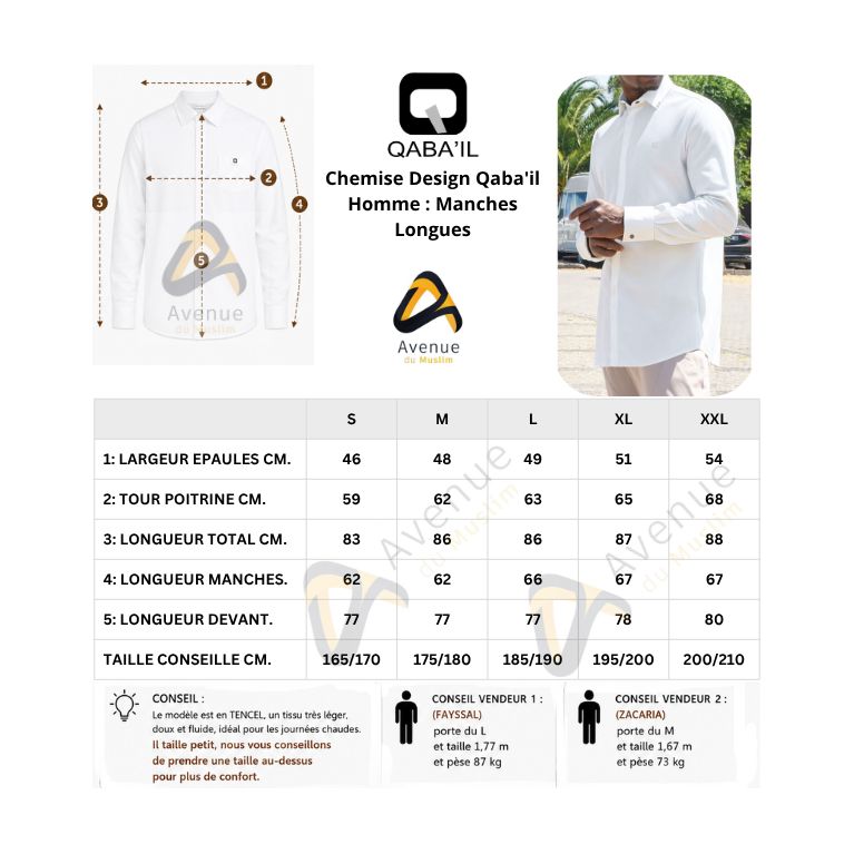 Qaba'il Concealed-Zip Long-Sleeve Shirt