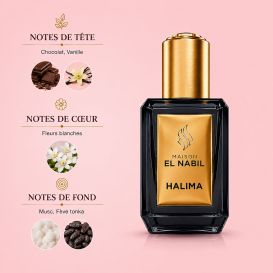 Musc Halima- Parfum : Mixte - Extrait de Parfum Sans Alcool - El Nabil - 5 ml