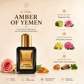 AMBER OF YEMEN 5 ml - Saudi Perfumes - Sans Alcool - El Nabil