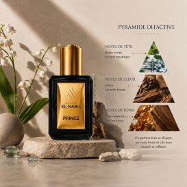 Musc Prince - Parfum : Homme - Extrait de Parfum Sans Alcool - El Nabil - 5 ml