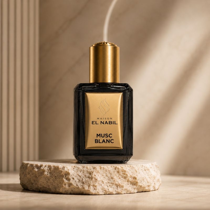 Musc Blanc - Parfum : Mixte - Extrait de Parfum Sans Alcool - El Nabil - 5 ml