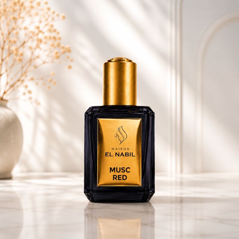 MUSC RED - Parfum : Mixte - Extrait de Parfum Sans Alcool - El Nabil - 5 ml 