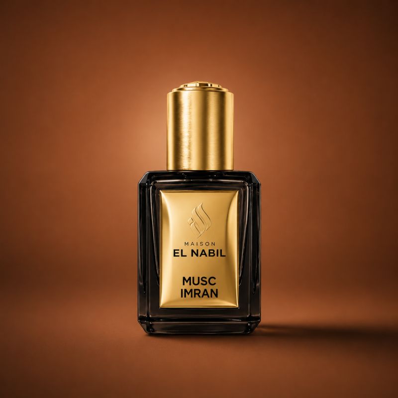 Musc Imran - Parfum : Homme - Extrait de Parfum Sans Alcool - El Nabil - 5 ml 