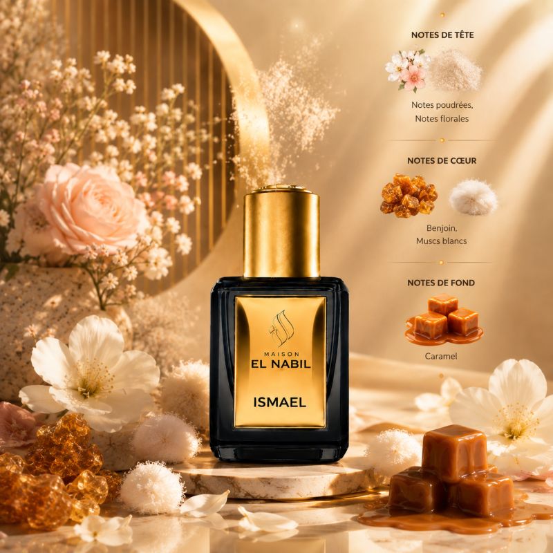 Musc Ismael - Parfum : Mixte - Extrait de Parfum Sans Alcool - El Nabil - 5 ml 