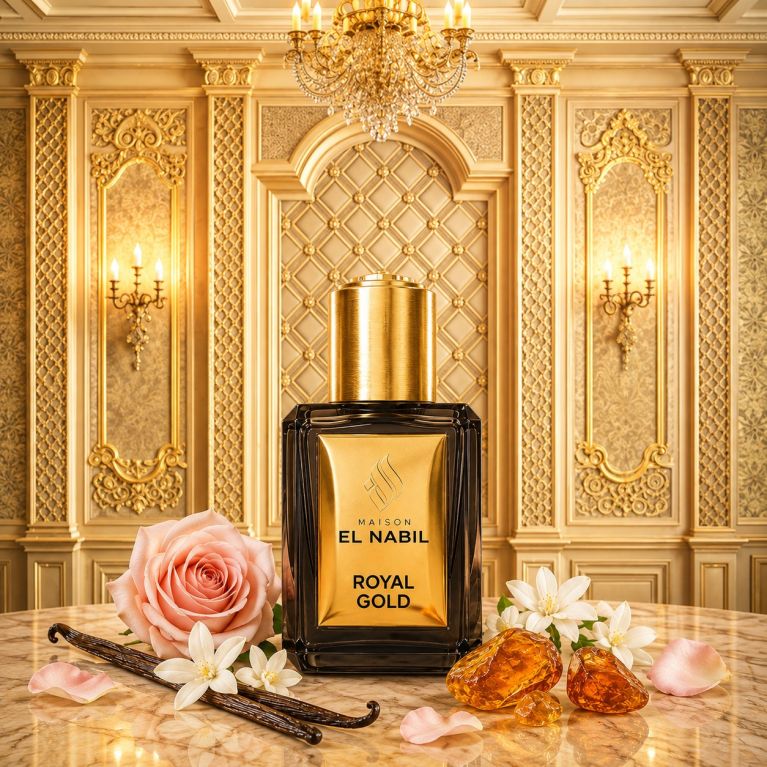 Royal Gold- Parfum : Mixte - Extrait de Parfum Sans Alcool - El Nabil - 5 ml