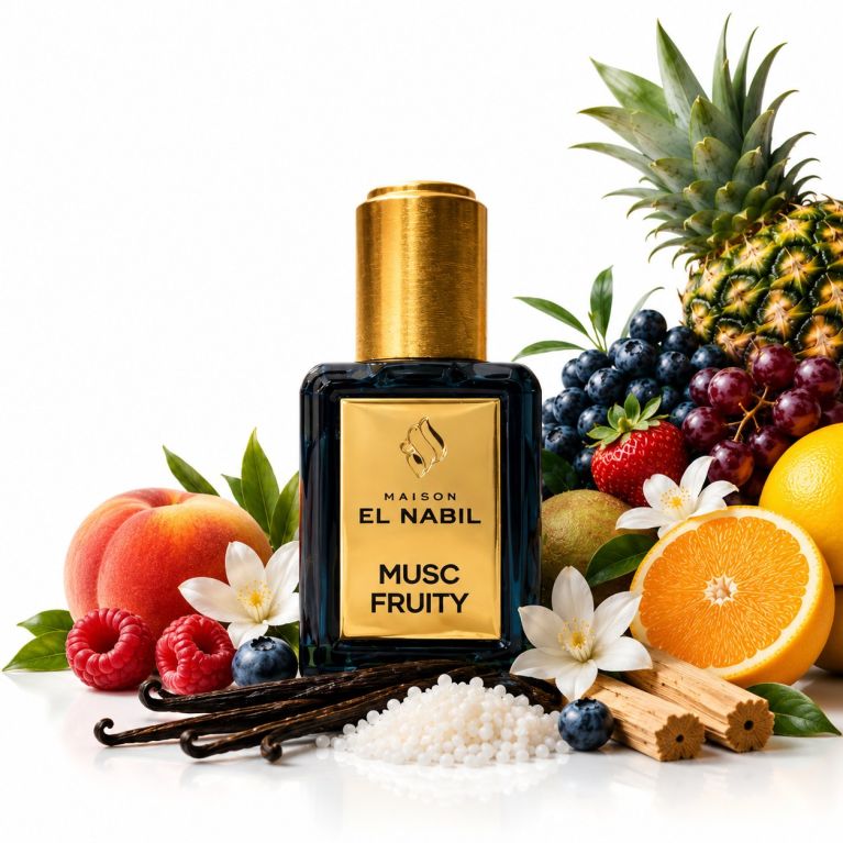 Musc Fruity - Parfum : Mixte - Extrait de Parfum Sans Alcool - El Nabil - 5 ml 