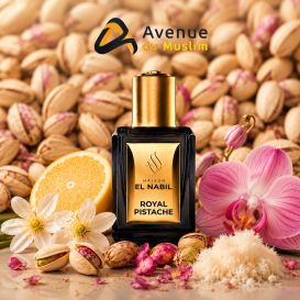 Musc Royal Pistache - Parfum : Mixte - Extrait de Parfum Sans Alcool - El Nabil - 5 ml 