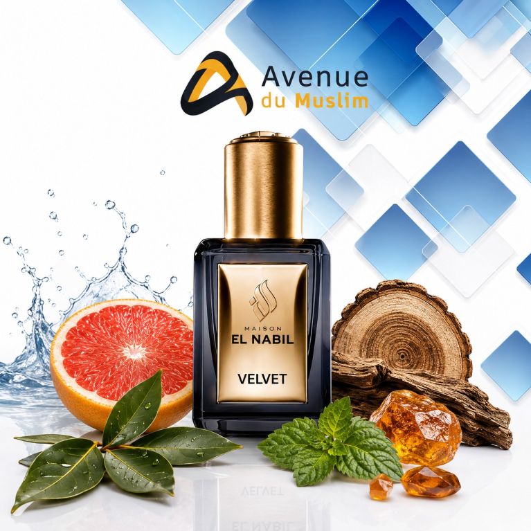 Musc Velvet - Parfum : Homme - Extrait de Parfum Sans Alcool - El Nabil - 5 ml