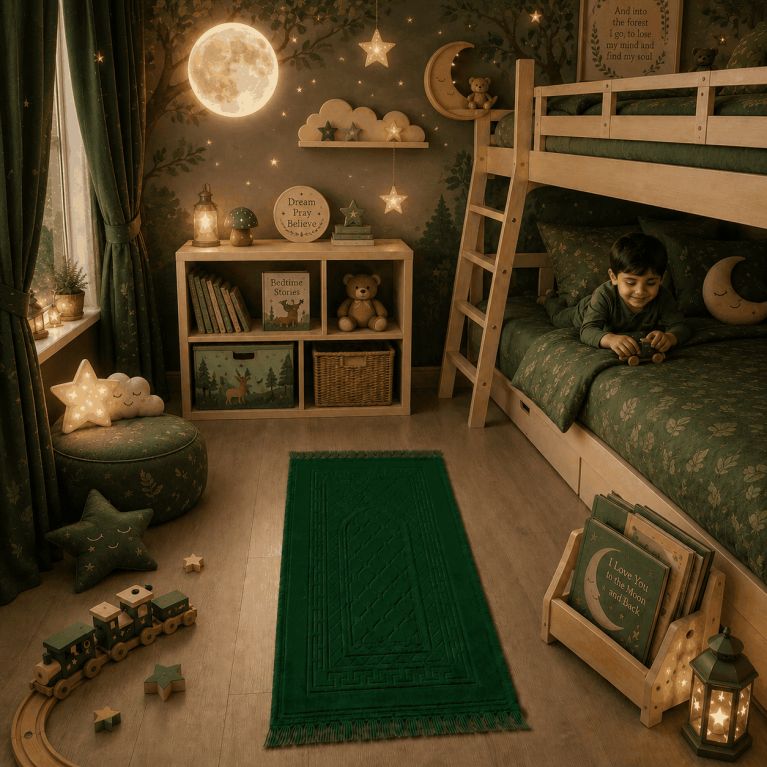 Tapis de Prière Enfant Molletonné Soundouss 42 x 80