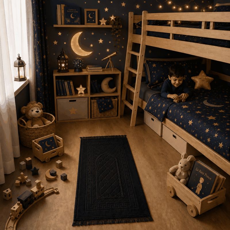 Tapis de Prière Enfant Molletonné Soundouss 42 x 80