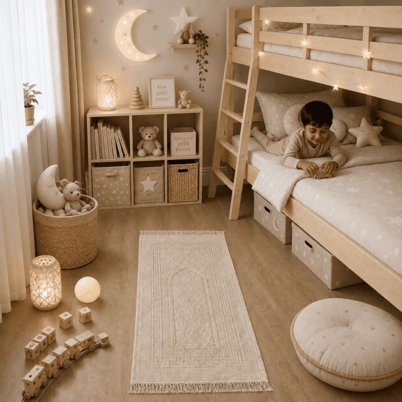 Tapis de Prière Enfant Molletonné Soundouss 42 x 80