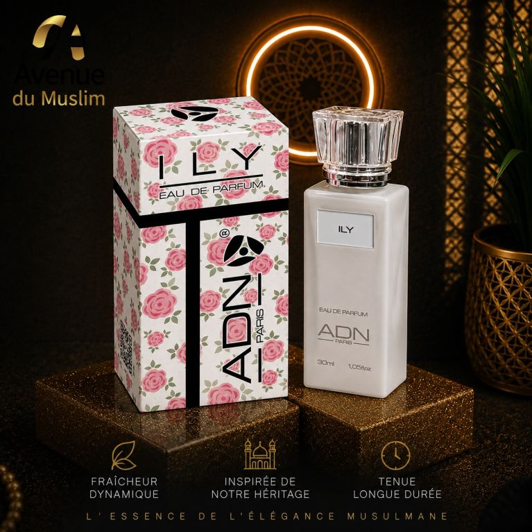 ILY Eau de Parfum par ADN Paris - Flacon Spray 30 ml - l'Art de la Parfumerie Française