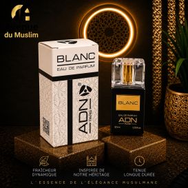 BLANC Eau de Parfum par ADN Paris - Flacon Spray 30 ml - l'Art de la Parfumerie Française