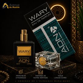 WARY Eau de Parfum par ADN Paris - Flacon Spray 30 ml - l'Art de la Parfumerie Française