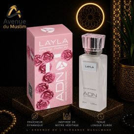 LAYLA Eau de Parfum par ADN Paris - Flacon Spray 30 ml - l'Art de la Parfumerie Française