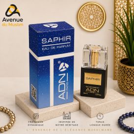 SAPHIR Eau de Parfum par ADN Paris - Flacon Spray 30 ml - l'Art de la Parfumerie Française
