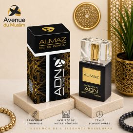 Almaz - eau de Parfum par ADN Paris - Flacon Spray 30 ml - l'Art de la Parfumerie Française
