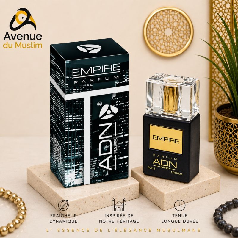 EMPIRE Eau de Parfum par ADN Paris - Flacon Spray 30 ml - l'Art de la Parfumerie Française