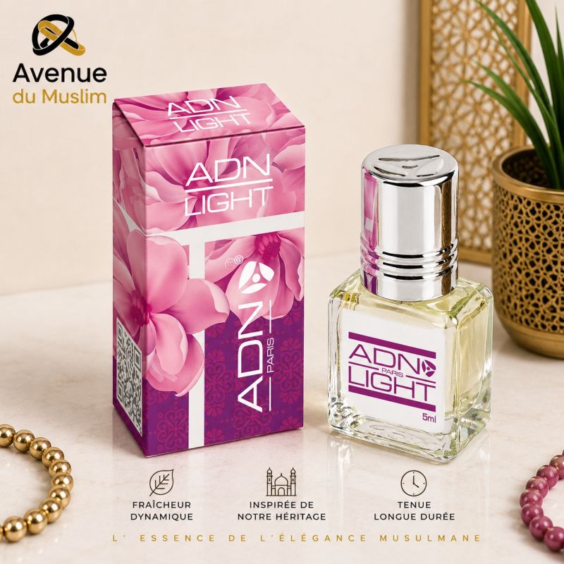 LIGHT - Essence de Parfum - Musc - ADN Paris - 5 ml