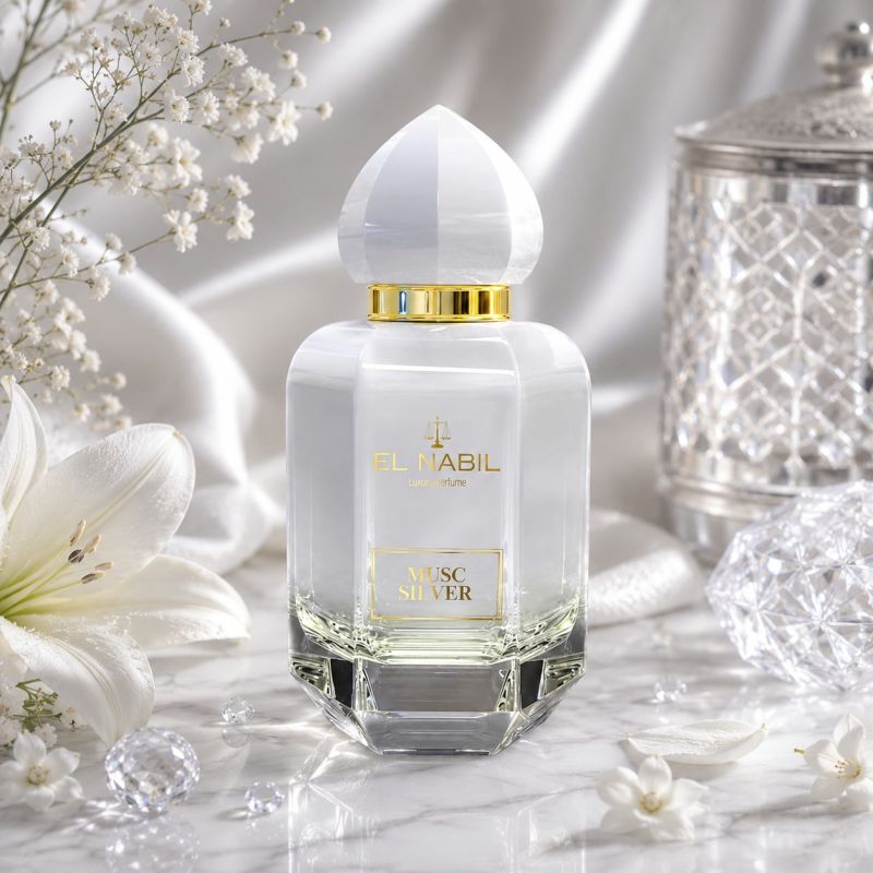 Musc Silver - Eau de Parfum : Homme - Spray - El Nabil - 50ml