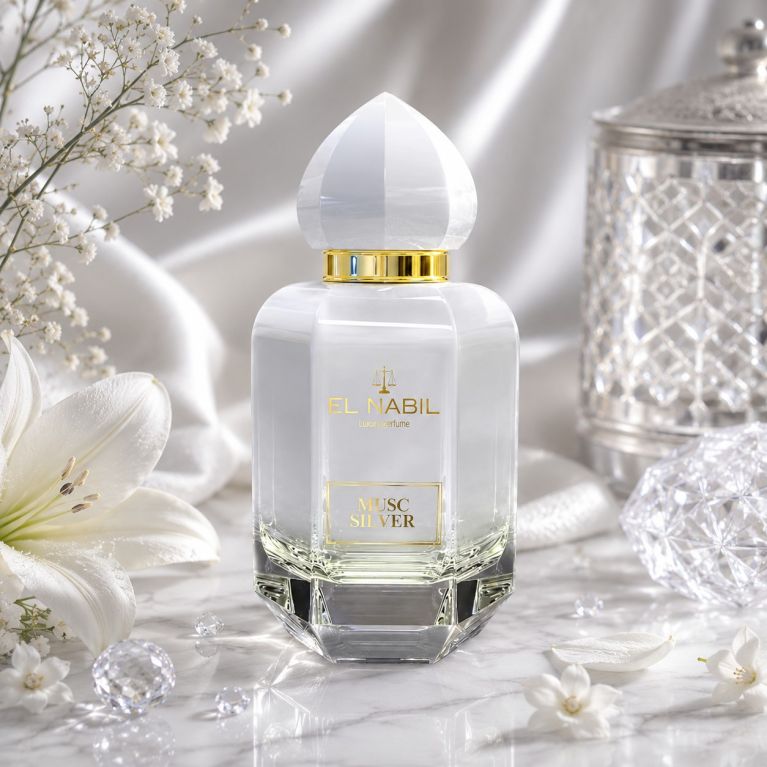 Musc Silver - Eau de Parfum : Homme - Spray - El Nabil - 50ml
