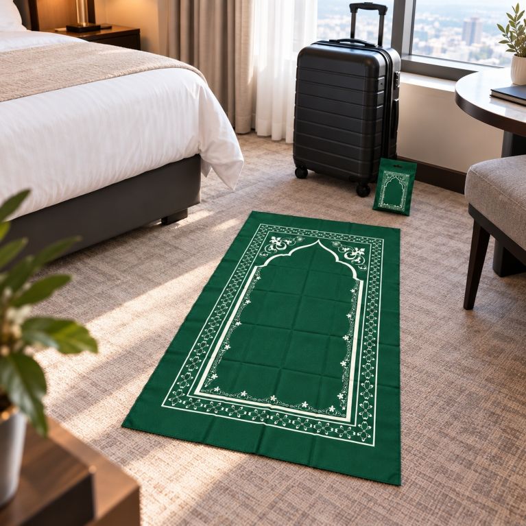 Portable Prayer Mat with Carry Pouch – 58 x 108 cm