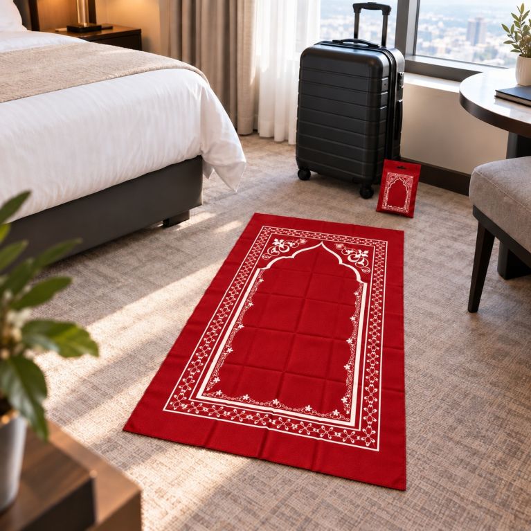 Portable Prayer Mat with Carry Pouch – 58 x 108 cm