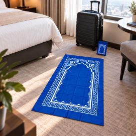 Portable Prayer Mat with Carry Pouch – 58 x 108 cm