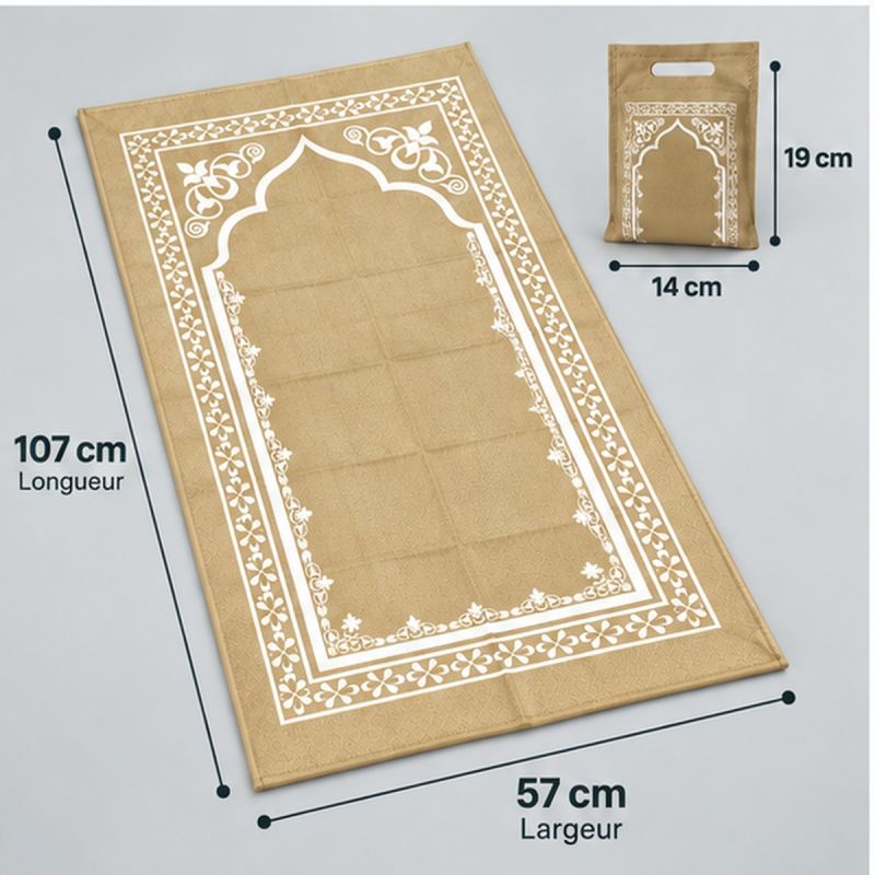 Portable Prayer Mat with Carry Pouch – 58 x 108 cm