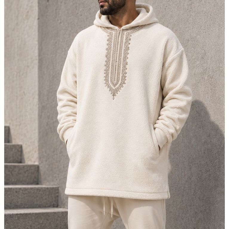 copy ofQabail Silent Set with Zipped Tunic and Straight Sarouel