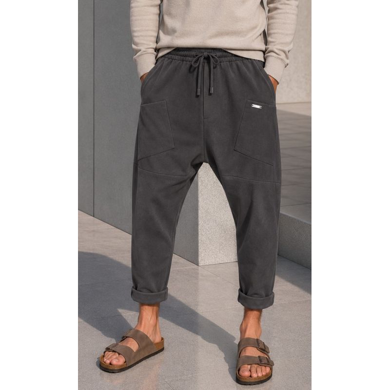 Sarouel Design Suédine Homme – Qaba'il W27