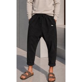 Qaba'il Design Suede-Effect Sarouel Pants – W27