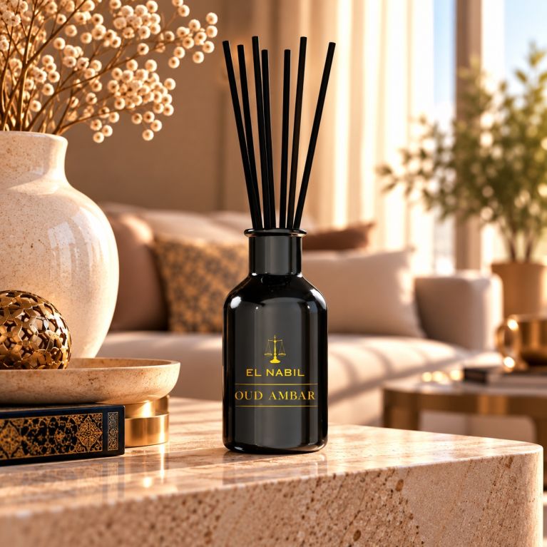 OUD AMBAR - Parfum Capilla - Parfum d'Ambiance - El Nabil - 125 ml